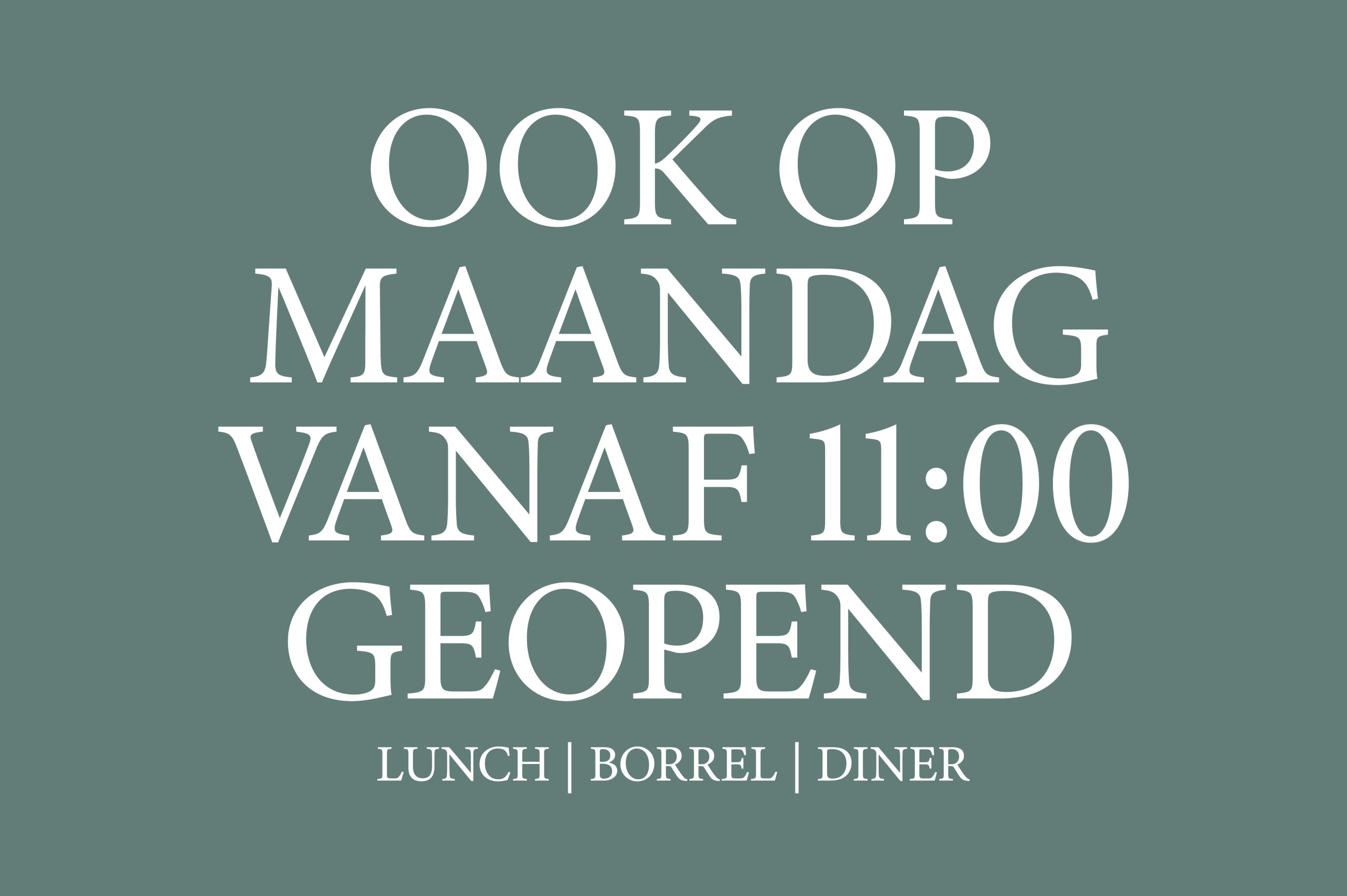 maandag